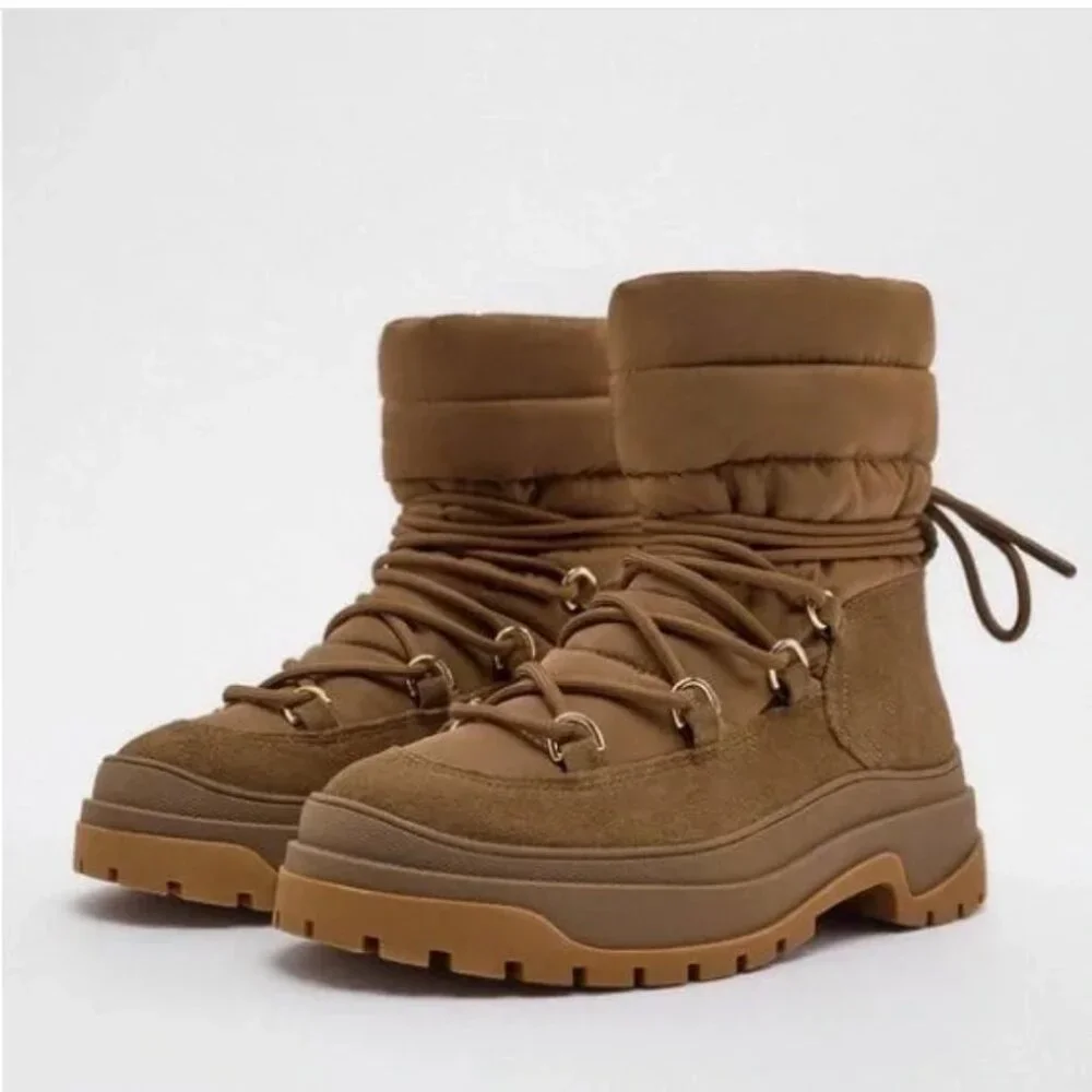 Zara Puffer Boots